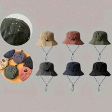 1pc Waterproof, Quick-Drying, Fisherman's Hat, Outdoor Climbing Hat Sun Hat