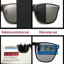 Summer Beach Vacation Reversible Color Clip-On Cat Eye Eyeglasses, Elegant UV Protection Lenses For Fishing, Driving, Travel, Photography, Fit For Couples, Compatible With Multiple Frames