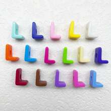 5 قطع خرز أبجدي إنجليزي كبير الثقب من مادة الأكريليك، إكسسوارات مجوهرات DIY، مواد حرفية لتعليقات الهاتف والمفاتيح، هدايا إبداعية