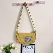 New Embroidered Dumpling-Shaped Lightweight Mini Crossbody Bag, Convenient, Minimalist, Fashionable, Versatile Shoulder Bag - Multicolor - View 2