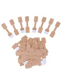 100pcs Square Paper Price Tags Stickers Jewelry Blank Brand Labels Ring Necklace Bracelets And Other Jewelry Display Tags Stickers  Price Tags For Craft Jewelry Making