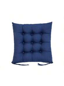 Square Chair Soft Pad Thicker Seat Cushion For Dining Patio Home Office Indoor Outdoor Garden Sofa Buttocks Cushion With Strap