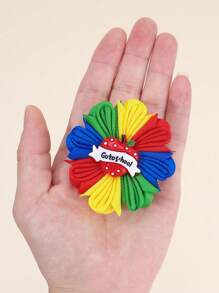 2 piezas/6 piezas Horquillas con forma de flor lindas para la temporada de vuelta al colegio, accesorios para el cabello como regalo para niñas que van al colegio