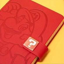 SuperMario 5pcs/Set Learning Notebook, Diary Book With Neutral Pens, Creative Cartoon Character Design, Portable For Daily Office And Study, Suitable For Business, School, Office Writing, Party Gift, Painting Tool, Notebook Pen Set Delicate Gift School Supplies,Back To School