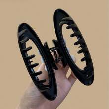 Oval Hollow Pearl Claw Hair Clip, Versatile Hair Claw Design Fashion Hair Accessory Fashion Hair Accessories Beauty Claw Clips