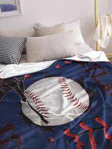 Personalized Baseball Name Custom Blanket - Soft, Warm And Customizable With Your Name - Baseball Pattern Striped Customized Name Blanket, Personalized Sports Blanket, Flannel Fleece Blanket - Multicolor - View 4