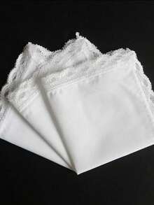 Personalized Custom Keep Your Together Handkerchief Wedding Day Father Mother Of The Bride Or Groom Parents Present Bridal Shower Bridesmaid Groomsmen Keepsake Gift, Reusable, Multi-Functional, Ornamental, Stylish, Exquisite - Multicolor - View 8