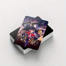 92pcs Anime Cards (60 Cards + 32 Stickers), Japanese 2D Photo Cards, Double-Sided Color Printing, Collectible Card, Coated Paper, Printed Cards, 14+, Summer, Back To School Season, High-Quality - Birthday Gift - Christmas Gift - Easter Gift - Valentine's Day Gift - Perfect Gift