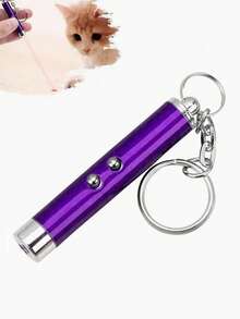 便携式激光笔猫玩具，宠物训练互动玩具，红色激光笔，猫玩具，迷你尺寸