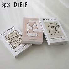 1 件/3 件可折叠仿真书，豪华装饰仿真书套装，适用于咖啡桌、别墅、酒店、家居装饰