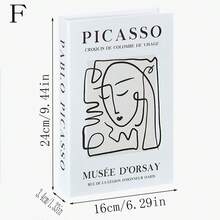 1 件/3 件可折叠仿真书，豪华装饰仿真书套装，适用于咖啡桌、别墅、酒店、家居装饰