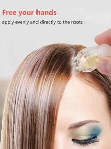 1pc Mini Oil Comb, Scalp Massager, Nourishing Hair Growth Serum Comb, Essence, Nutrient Liquid, Conditioner, Essential Oil Applicator To Precisely Deliver Liquid Or Oil To Hair Roots,Hair Clips,Hair Accessories,Hair Brush,Comb,Hair Tools,Hair Products And Accessories For Barber Salon Beauty Travel Essentials
