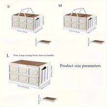 1 Stück Faltbare Aufbewahrungsbox für Outdoor, multifunktionale Kfz-Organizer Box, Haus-Krimskrams Box, tragbare Falt-Camping Kiste