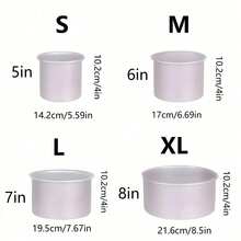 4-Inch/6-Inch/7-Inch/8-Inch Aluminum Alloy Detachable Bottom Cake Mold, Durable Baking Pan, Suitable For Oven, Ideal For Wedding, Birthday, Easter And Daily Baking - Multicolor - View 11