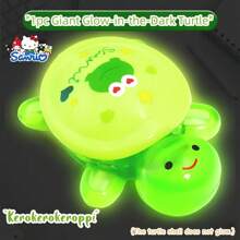 Sanrio 1pc Sanrio Series Glow-In-The-Dark Giant Turtle - Cute Character-Themed Decorations With Detachable Shell, Absorbs Sunlight To Glow, Perfect For Collectors!