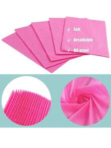 100pcs/Pack 31" X 71" Disposable Massage Bed Sheets, Non-Woven Fabric SPA Bed Cover, Breathable For Massage, Beauty, Tattoo (Pink) - Multicolor - View 3