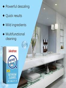 jakehoe 100ml Home Bathroom Limescale Remover, Gentle Bathroom Wall Tile & Toilet Descaler, Removes Water Stains & Dirt - Multicolor - View 4