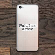 3英寸“等等，我看到一块石头”贴纸。非常适合贴在笔记本、记事本和休闲服上。非常适合自然爱好者、学生以及任何热爱玩乐的人。类别：幽默贴纸、自然艺术、趣味设计、生活方式名言。 - 3吋/7.62厘米 - 查看 5