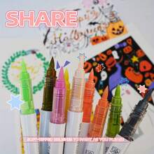 LANGUO 81 色丙烯马克笔，高饱和度水性马克笔套装，色彩丰富，适合专业艺术绘画，多场合使用，非常适合绘画、插画、艺术创作、手写和设计，鲜艳的色彩对于艺术家和设计师至关重要，非常适合艺术课，培养学生的艺术敏感性和创造力，学校用品，返校 - 彩色 - 查看 5