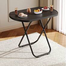 DYJ DAYIKA-S Stable Tray Table With No Assembly Required, TV Dinner Tray For Eating, Foldable Snack Tables For Bed/Sofa/ Living Room - Black Large - View 1