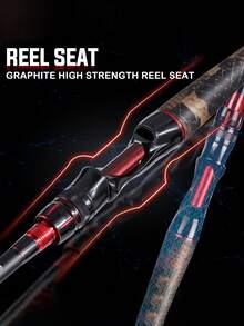 SOUGAYILANG 4节高碳超轻鱼竿（1.8米-2.1米），配不锈钢导环和石墨轮座，提供旋转和抛竿型号 - 彩色 - 查看 5