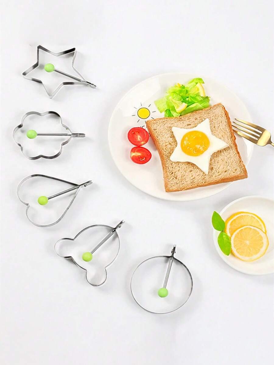 Edelstahl Ei- & Pfannkuchenform-Set - perfekt für Wohnmobile, Camping & kleine Küchen