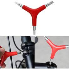 Bicycle Repair Tool 4/5/6mm Hex Wrench, Hex Key Spanner - Red - View 3