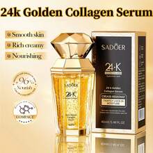 SADOER 40ml 24K金胶原蛋白精华，保湿滋养，改善细纹，护肤精华 - 彩色 - 查看 2