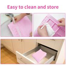 Reusable Thick Silicone Mat, Washable Silicone Clay Mat, Oil Painting Mat Set, Suitable For DIY Painting, Cultural Creative Supplies School Supplies,Back To School