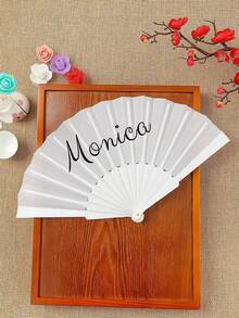 Ventaglio pieghevole in plastica di colore solido, versatile, piatto, da donna, adatto per ballo, uso manuale (per donne), grande ventaglio pieghevole retrò, ventaglio decorativo per la casa, decorazione, laurea. Adatto per uso quotidiano, accessori neutri per il genere, accenti per la decorazione della casa, multifunzionale, ornamentale, riutilizzabile, raffinato, di stile, di alta qualità, colorato, moderno, personalizzato, unico, regalo ideale per lui, regalo ideale per lei, fidanzato, papà, fidanzata, mamma, famiglia, amici, sala da tè, casa, giardino, ufficio, per anniversari, per San Valentino, per la Festa della Mamma, per compleanni, per la Festa del Papà, per la laurea, per matrimoni, per il riscaldamento della casa, atmosfera natalizia per la casa, souvenir, carino, di alta qualità. - Multicolore - Visualizzare 5