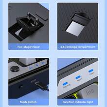 HP 無線鍵盤鍵盤K360 8種背光燈效 三種連接方式 人體工學設計 多媒體按鍵 操作便利 相容性強 黑灰綠