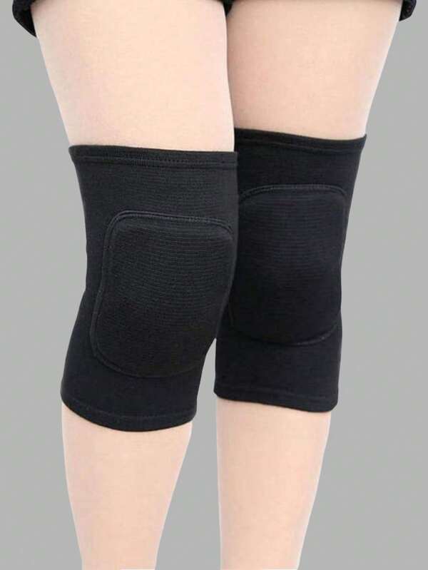 1 par de rodilleras suaves y transpirables para voleibol, adecuadas para hombres, mujeres y niños, protección para las rodillas para voleibol, fútbol, danza, yoga, tenis, running, ciclismo, escalada