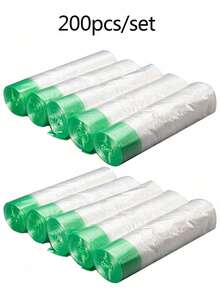 20/100pcs Children Toilet Trash Bags, Disposable Potty Seat Covers, Drawstring Garbage Bags For Potty Training