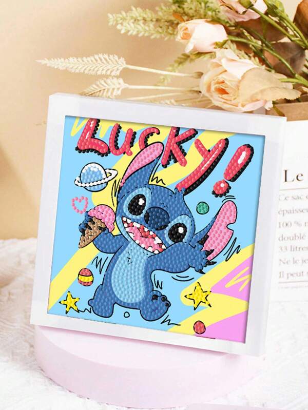 Disney 1set Disney Stitch, Strawberry Bear, Star Twinkle Pony Diamond Painting DIY Craft Kit, Stitch Decorative Painting, Birthday Gift