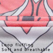 1pc Cartoon Kids Hooded Bath Towel, Made Of Polyester, Absorbent & Warm Bathrobe, Baby Beach/Surf Poncho, Unisex Children Swimming Robe, Classic Printed Design Series - Multicolor - View 4