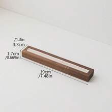 1 buah Tempat Penyimpanan dan Pajangan Perhiasan Berbentuk Jari/Heksagonal dari Kayu Walnut, Cocok untuk Cincin Pertunangan, Hadiah untuk Pacar, untuk Wanita, Organizer Penyimpanan, Perlengkapan Perjalanan dan Liburan, Dekorasi Musim Gugur, Halloween, Dekorasi Ruangan - MultiWarna - View 15