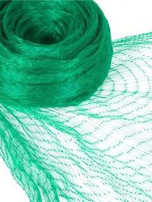 重型尼龙编织鸟网，用于花园保护 - 保护植物和水果免受鸟类、鹿、松鼠和其他动物的侵害 - 非常适合蔬菜、果树和鸡舍，采用透气网眼设计，易于安装