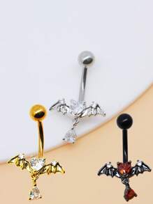 1PC Stainless Steel 14G Belly Real Piercing Button Ring For Women Body Piercing Jewelry Navel Rings