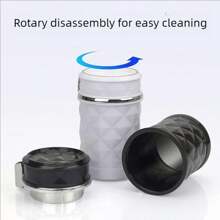 Cenicero de coche, almacenamiento conveniente de cenizas, con una llave para abrir la tapa y evitar que vuelen las cenizas. Suministros de coche, cenicero adecuado para el almacenamiento de cenizas en la ventanilla del coche, compacto y duradero, es una buena opción para regalos