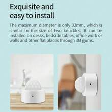 Tuya Zigbee PIR Motion Sensor Detector Infrared Smart Sensor Wireless Home Alarm System Works With Alexa Smart Life App