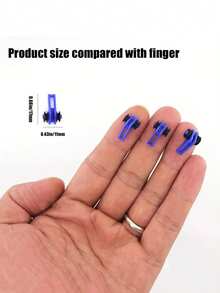 10pcs Plastic Fishing Hook Secure Keeper Holder: Keep Your Hooks Organized For Fishing & More! - Multicolor - View 6