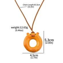 rongji jewelry Handgemachter Schlüsselanhänger, Autospiegel-Ornament in Brezelform, kreatives, personalisiertes Auto-Accessoire als Geschenk