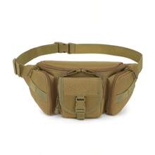 New Outdoor Waist Bag Men Waterproof Molle Camouflage Hunting Hiking Climbing Fishing Nylon Belt Pack Combat Chest Bags Gear