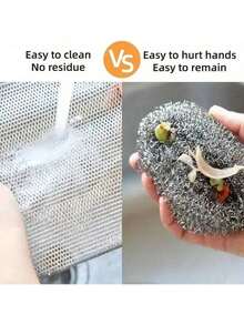 10-Pack Microfiber Wire Cleaning Cloths - Double-Sided Reusable Wash Cloths For Washing Dishes, Cutlery, And Kitchen Utensils Without Scratching