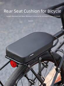 TOSUOD TOSUOD 1pc Fit Comfortable PU Bicycle Backseat Cushion, Easy To Install, Leather, With Durable Stitched Edges For Enhanced Riding Experience For Men & Women, Bike Seat