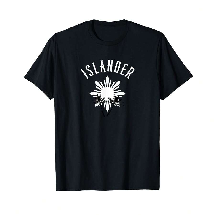 Filipino Heritage T Shirt - Hawaan Polynesian Islander Tee T-Shirt; TA Wedding Gifts - Black - View 1