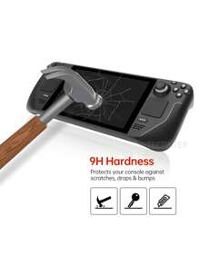 Verre trempé premium pour la console de jeu Valve Steam Deck, protecteur d'écran anti-rayures de 9H pour les accessoires Steam Deck