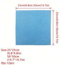 12 件 25*25 厘米混色圆点 DIY 拼布套装