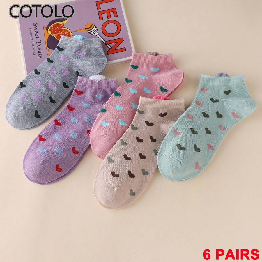 Women Invisible Socks - Love - View 1