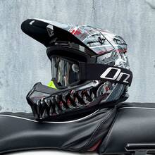 1pc Unisex Professional Motorcycle Motocross Helmet, Suitable For Off-Road Racing, Downhill Mountain Biking, Karting, Automotive Racing, Free Goggles Included